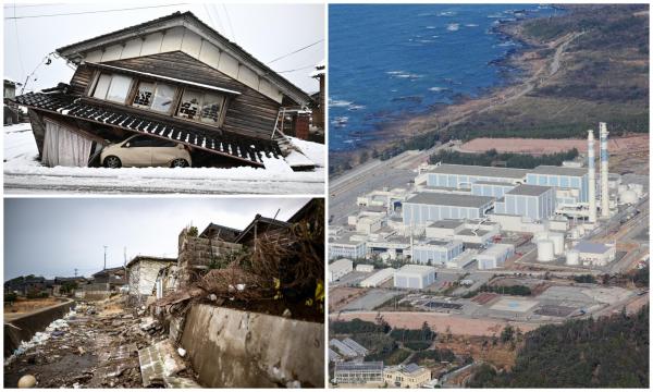 Un tsunami de 3 metri a ajuns la o centrală nucleară din Japonia