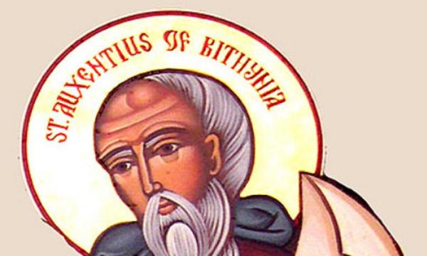Sfântul Cuvios Auxentiu a murit în 470
