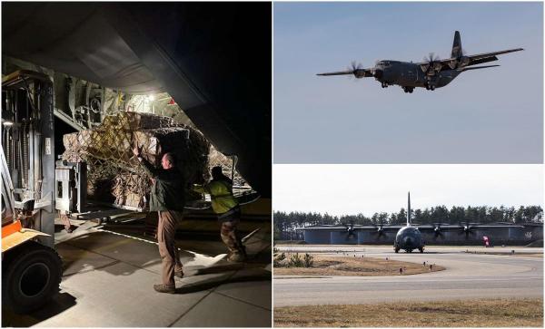 Primul avion german C-130 Hercules cu ajutor umanitar pentru civilii din Gaza a aterizat în Iordania