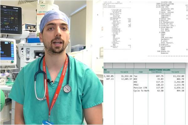 Un medic din Cluj-Napoca spune ce salariu are în Irlanda comparativ cu cel din România: "Îți permiţi să duci o viață bună"
