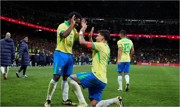 Joga bonito, la Madrid. Spania - Brazilia 3-3, într-an amical spectaculos