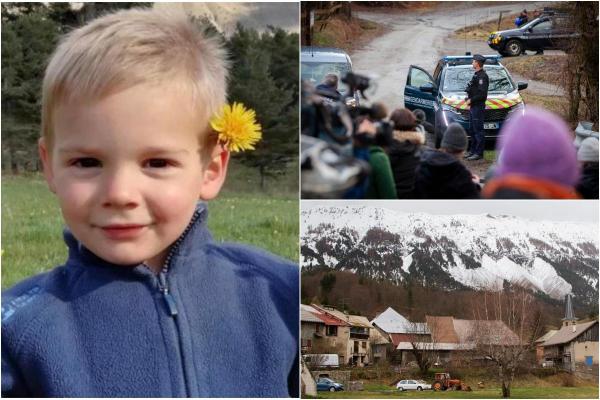 Rămăşiţele lui Emile, copilul de 2 ani dispărut din curtea bunicilor, descoperite după 8 luni. Au fost găsite la 3 km de casă, în Alpii Francezi