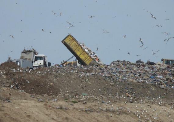 Tot gunoiul din București ajunge într-un depozit imens, care nu respectă nicio directivă europeană