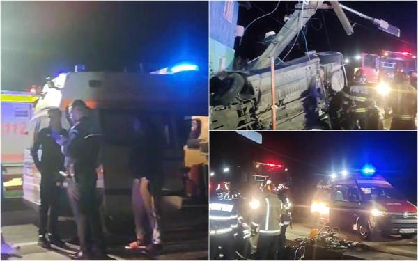 Accident cumplit în Vâlcea: Doi tineri de 15 şi 22 de ani, morţi după ce au intrat cu maşina în stâlp. O altă pasageră de 14 ani a ajuns la spital