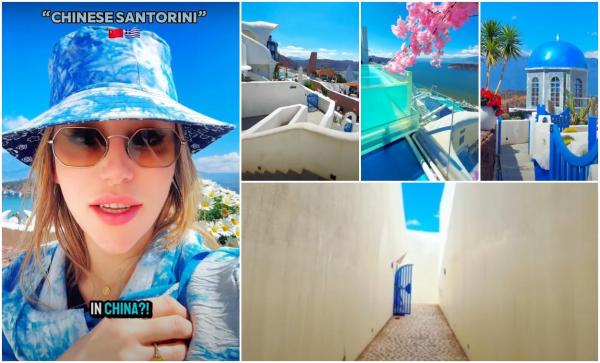 China şi-a construit propriul Santorini cu 1 miliard de euro. Cum arată replica celebrei insule greceşti, creată în provincia Yunnan