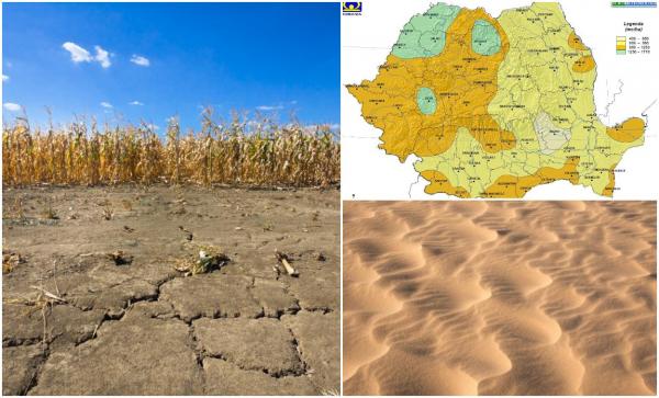 România se usucă. În lipsa ploilor, în câțiva ani vom avea dune de nisip ca în deșert