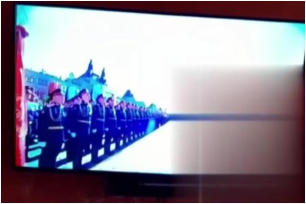 Rușii au spart semnalul prin satelit şi au transmis în Ucraina parada de la Moscova