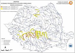 Anunț de ultimă oră al hidrologilor! Cod portocaliu de viituri în mai multe județe din România