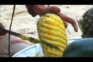 Video! UTIL! Cum să decojeşti un ananas în mai puţin de un minut