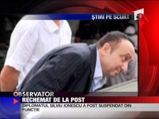 Silviu Ionescu a fost suspendat din functie