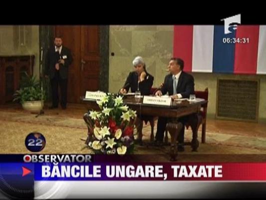 Bancile ungare, taxate