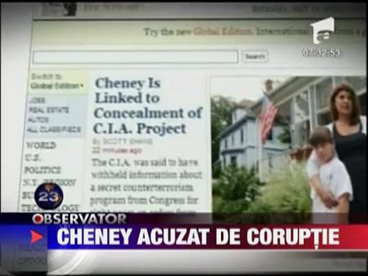 Fostul vicepresedinte american, Dick Cheney, acuzat de coruptie