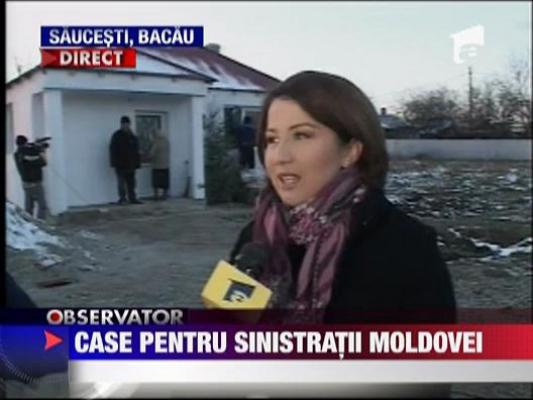Case pentru sinistratii Moldovei