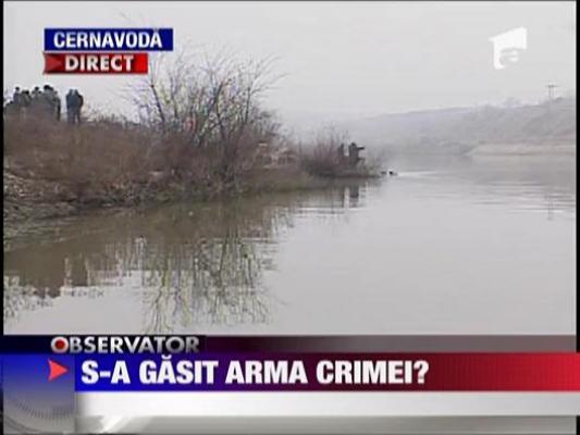 Politistii cred ca au gasit arma crimei de la Cernavoda