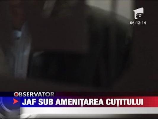 Jaf sub amenintarea cutitului in Bucuresti