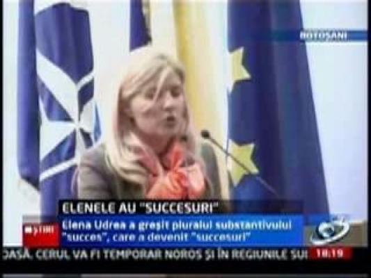 Elena Udrea are "succesuri"