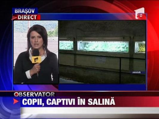 50 de copii din Galati au ramas blocati in salina Slanic Prahova