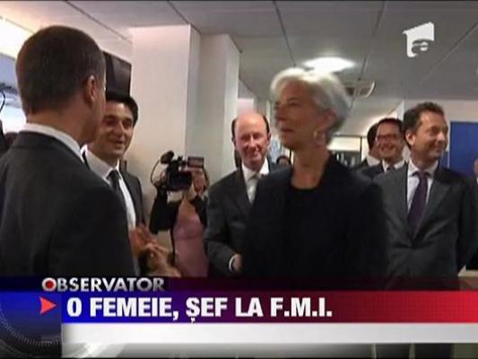 Christine Lagarde, noul sef al FMI