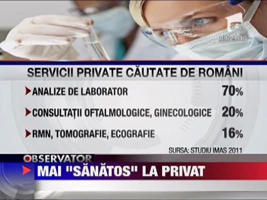 Romanii incep sa prefere clinicile private