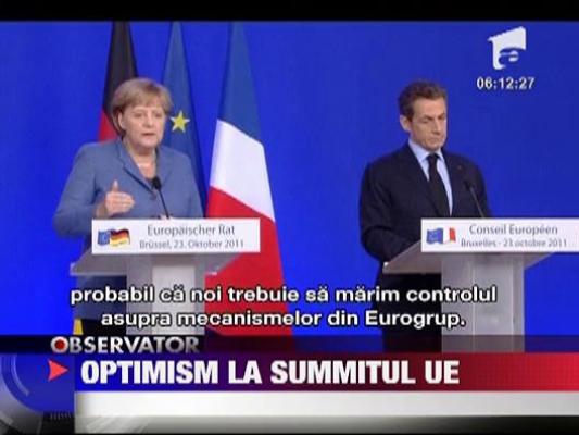 Optimism pentru liderii UE
