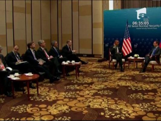 Discutia secreta intre Barack Obama si Dimitri Medvedev