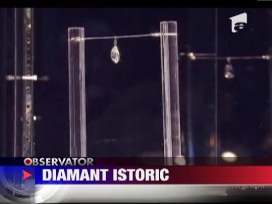 Un diamant istoric a fost scos la licitatie