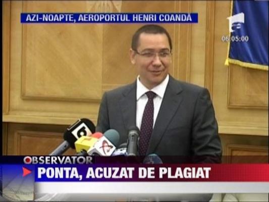 Victor Ponta, acuzat de plagiat de jurnalistii americani