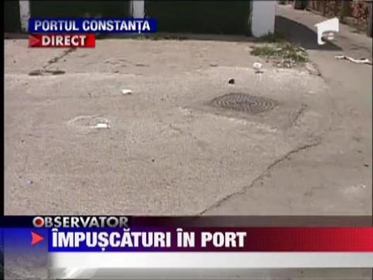 Barbat de origine araba impuscat in cap, in Portul Constanta