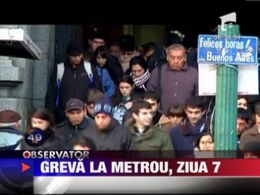 Greva de la metrou paralizeaza traficul in Argentina
