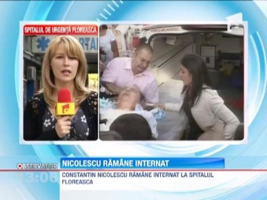 Presedintele CJ Arges, Constantin Nicolescu, ramane internat la spitalul Floreasca