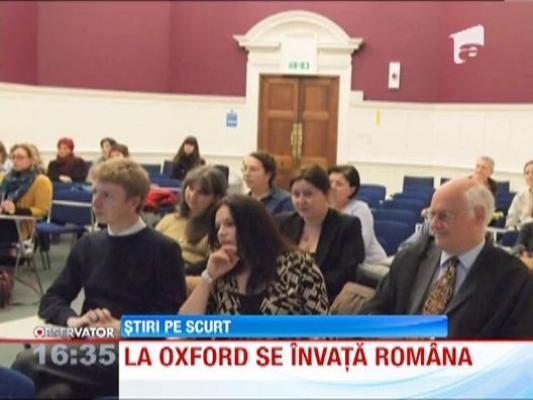 La Oxford se invata limba romana