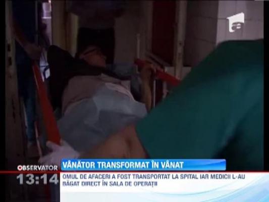 Un om de afaceri din Bacau a fost imuscat din greseala la o vanatoare de mistreti