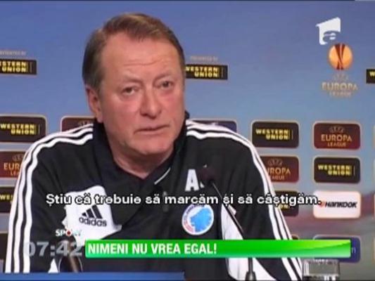 Laurentiu Reghecampf si Ariel Jacobs nu vor remiza in meciul FC Copenhaga- Steaua