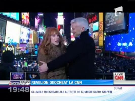 Spectacol indecent de Revelion la CNN