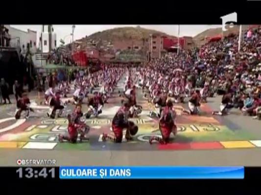 Culoare si dans la festivalul din Bolivia