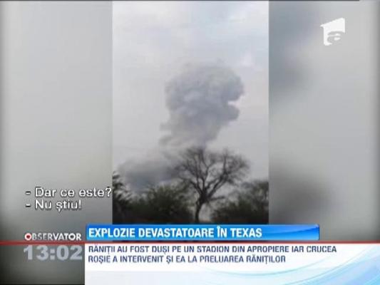 Explozie puternica in Texas: 60 de morti si mai multe cladiri distruse