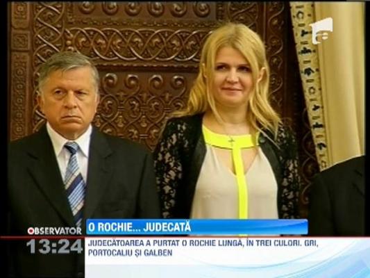 Iulia Motoc, judecator la Curtea Constitutionala, a socat cu tinuta ei