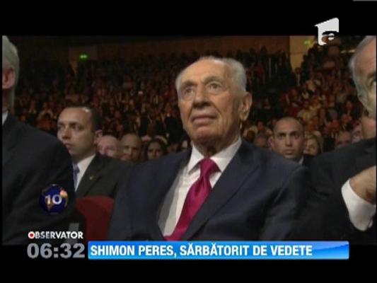 Simon Peres, sarbatorit de vedete
