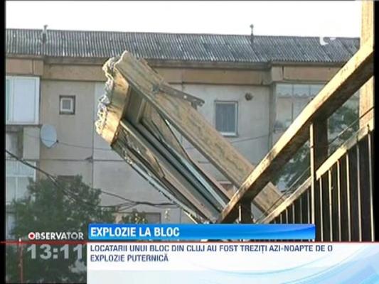 Floresti: 16 apartamente afectate, in urma unei explozii