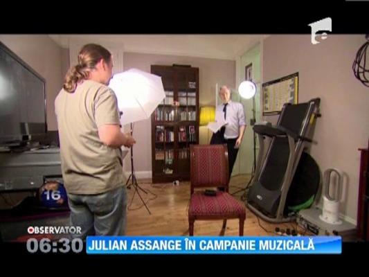 Julian Assange, in campanie muzicala