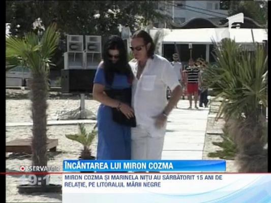 Miron Cozma si Marinela Nitu au sarbatorit 15 ani de relatie