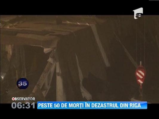Peste 50 de morţi in dezastrul din Riga