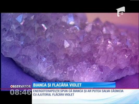 Energoterapeuţii:"Bianca şi-ar putea salva căsnicia cu ajutorul flăcării violet"