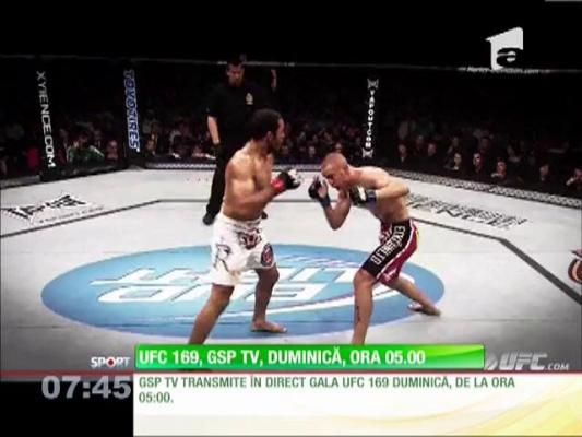 UFC 169, în direct la GSP TV