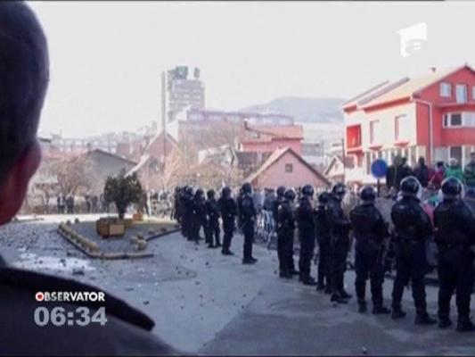 Lupte de stradă violente în Bosnia Herţegovina
