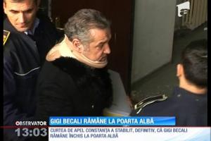 Veste proastă pentru Gigi Becali! Judecătorii i-au respins cererea de eliberare