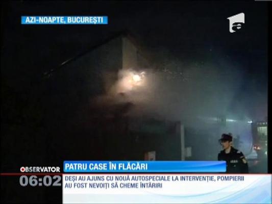 Incendiu puternic, în Bucureşti