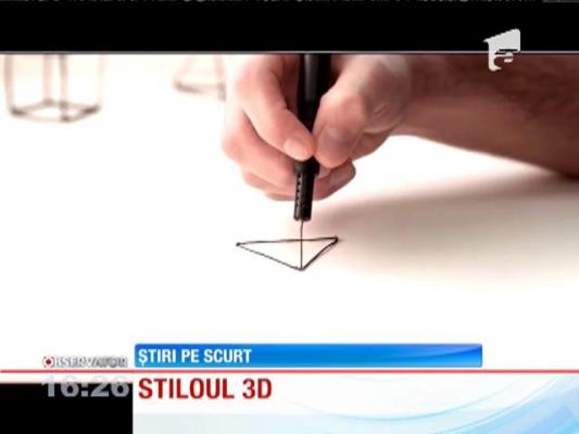 Scrisul va fi revoluționat de acest dispozitiv high-tech: Stiloul 3D