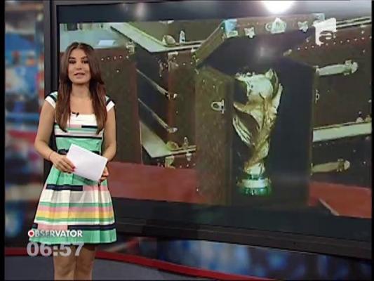 Trofeul Campionatului Mondial de Fotbal va ajunge în Brazilia într-o casetă Loius Vuitton