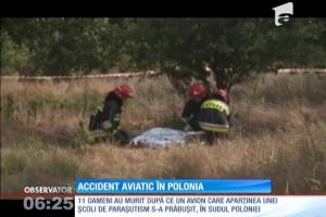 ACCIDENT aviatic în Polonia: 11 oameni au murit